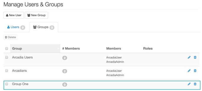 Renamed User Group in Manage Users & Groups, Groups List