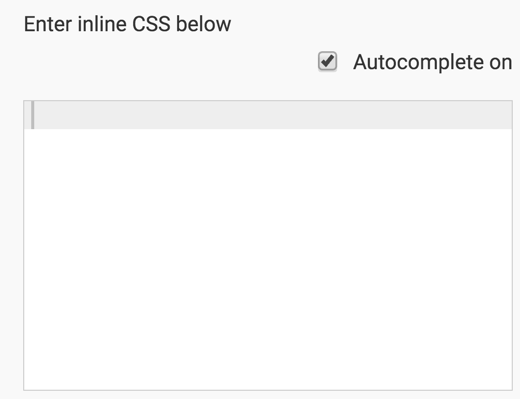 add css inline