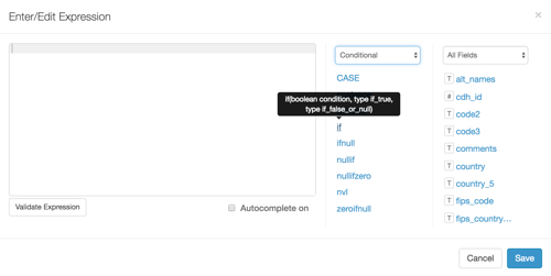 initial expression setup