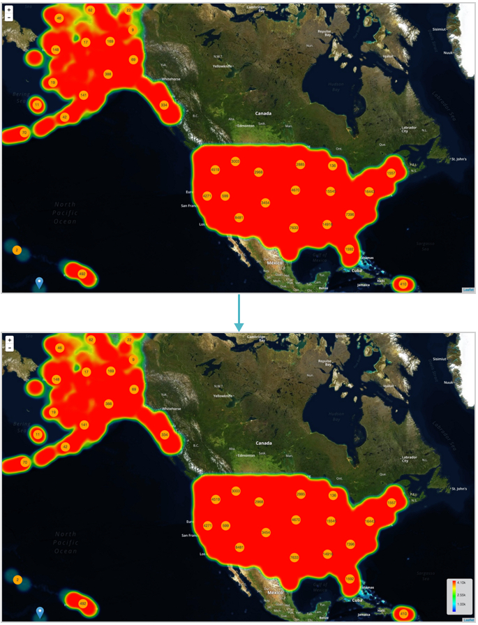 mapbox legend turned on