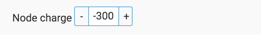changing the node charge