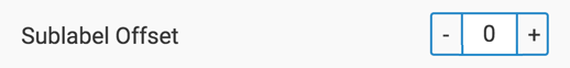 Changing the sublabel offset setting