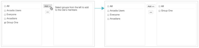 Using Simple Select to Assign the Group to Role Members