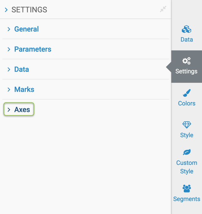 axes settings