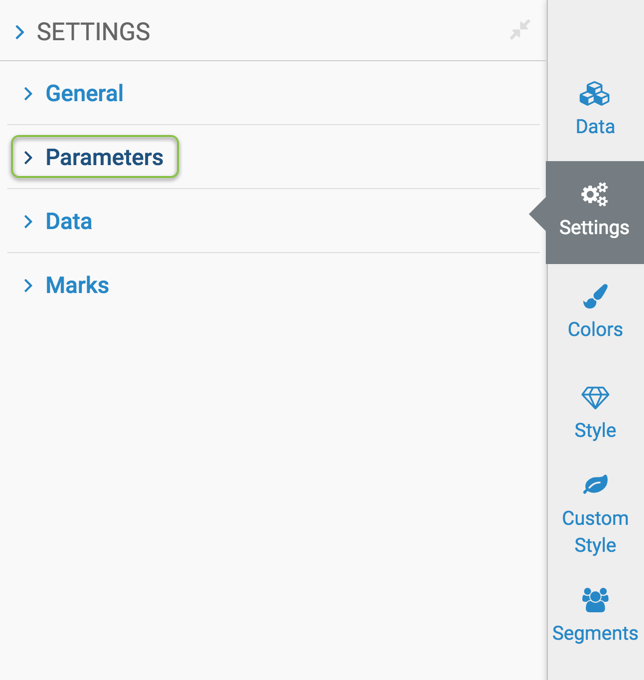 parameters settings