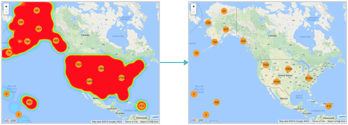 google heatmap layer turned off