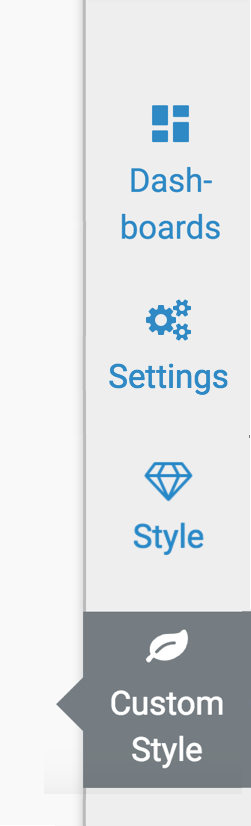 Custom Style menu of App Designer