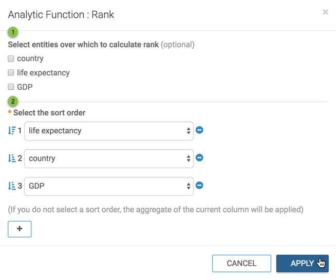 defining the Rank analytic function