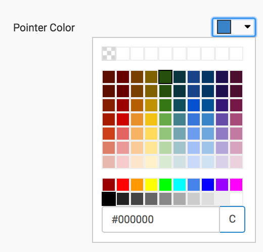 changing pointer color