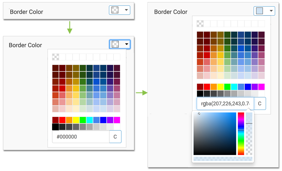 color for visual borders