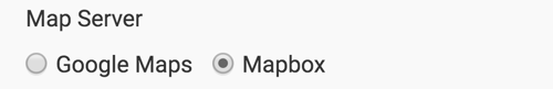 Mapbox server