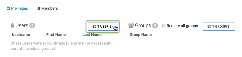 Adding users to role membership