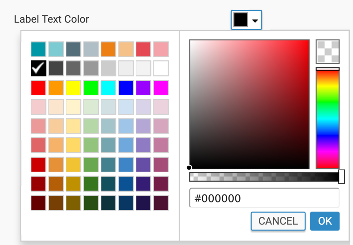 Select text color
